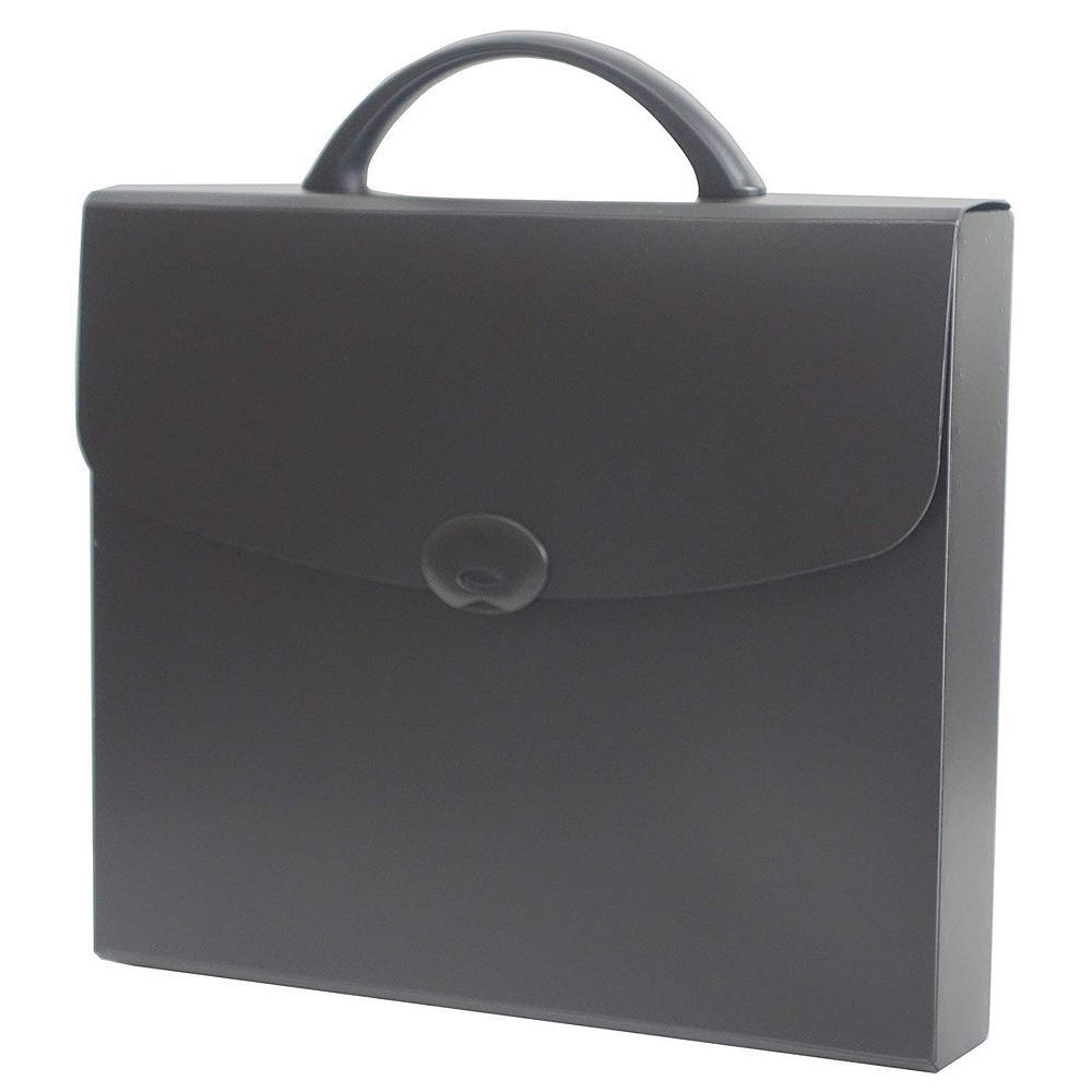 まとめ買い コクヨ ドキュメントケース ハードタイプ ハンドル付 A4 黒 クケ-774D ×3セット