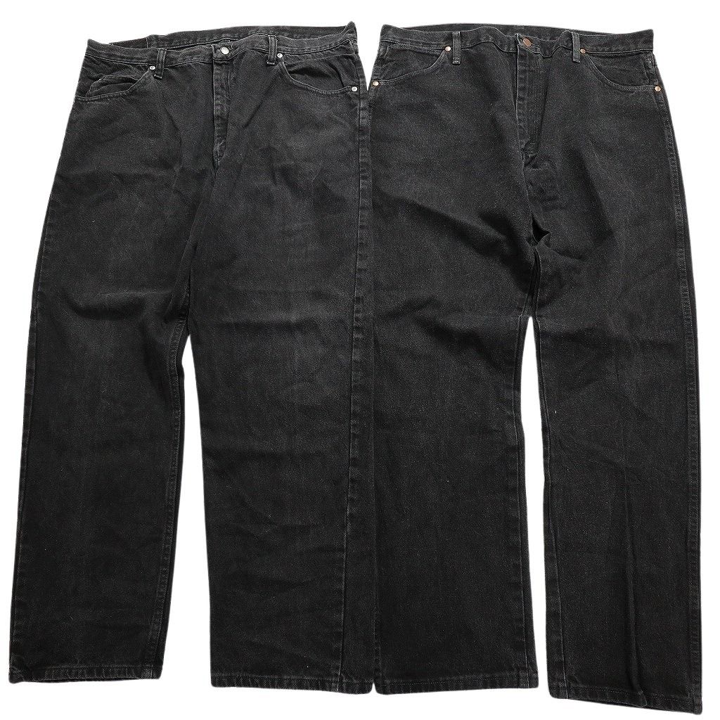 古着卸 まとめ売り Wrangler ラングラー デニム パンツ 8枚セット (メンズ 38 /40 ) カラーデニム インディゴブルー MT7509 1円スタート