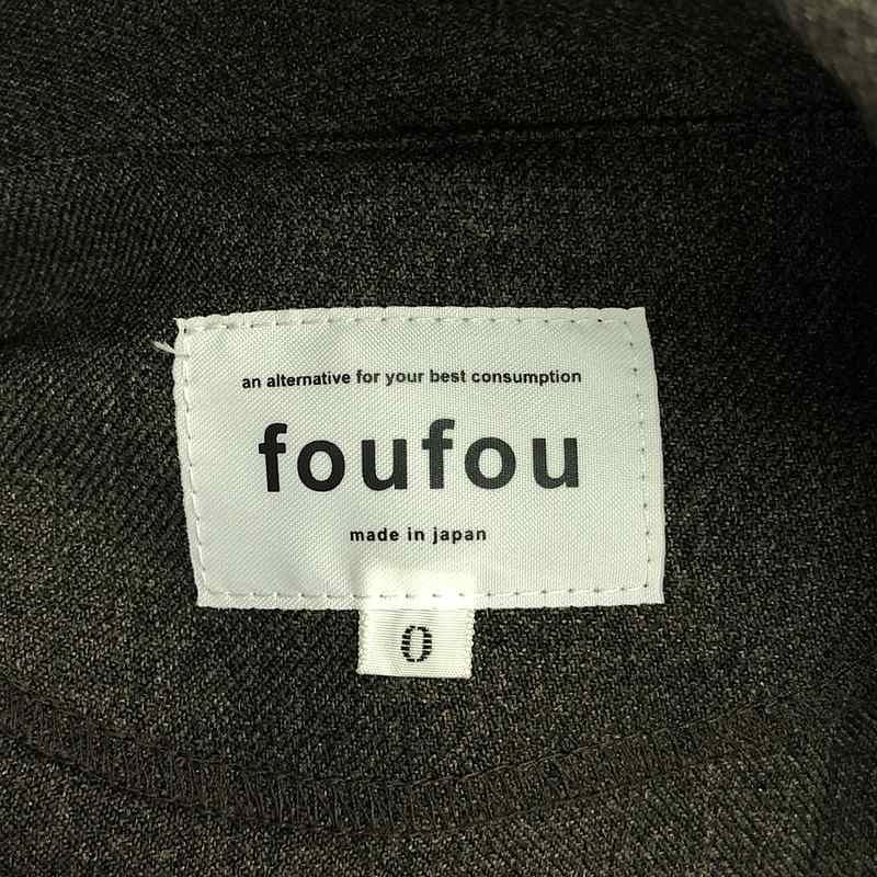 foufou / フーフー | 2022AW | primitive raglan classic dress