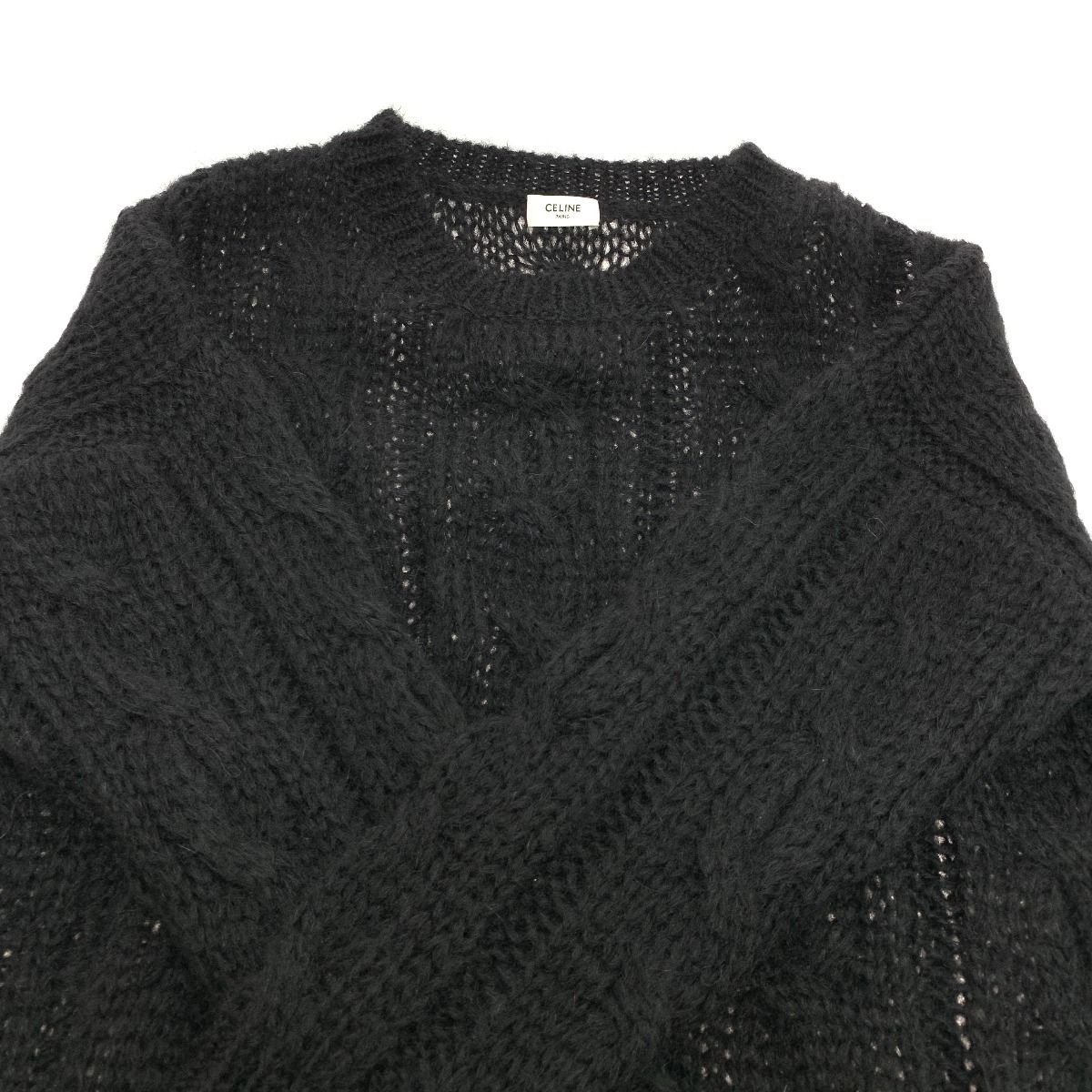 CELINE セリーヌ ニット・セーター XS 黒 CELINE セリーヌニット 