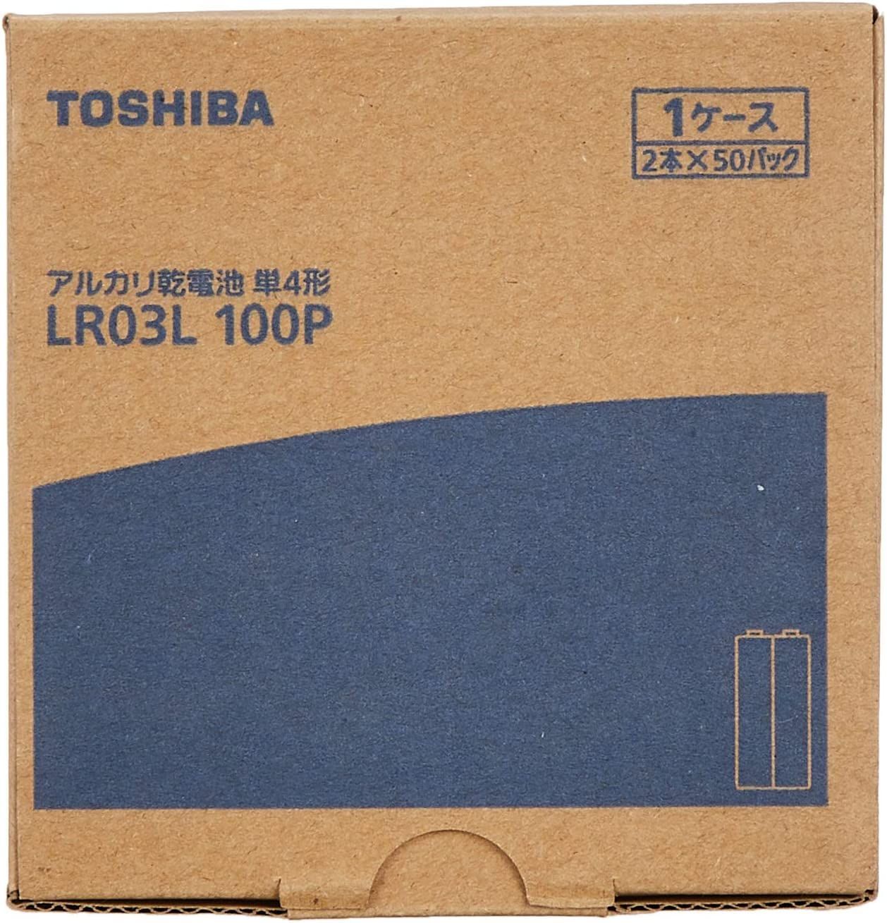 メルカリShops - 東芝(TOSHIBA) アルカリ乾電池 単4形1パック100本入 LR03L 1