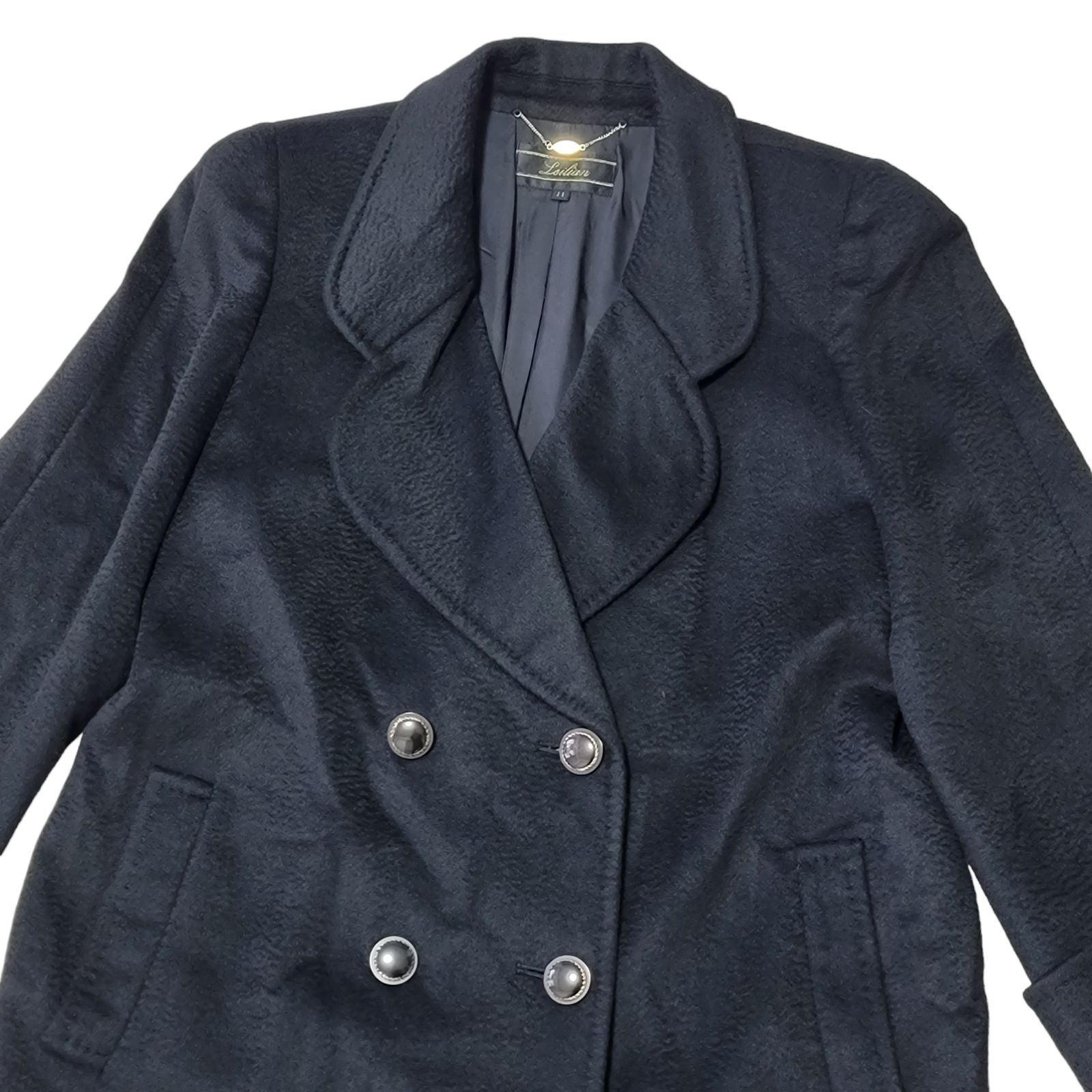 レリアン Leilian チェスターコート カシミア100%】レリアン Leilian ロングコート 11号 チェスター