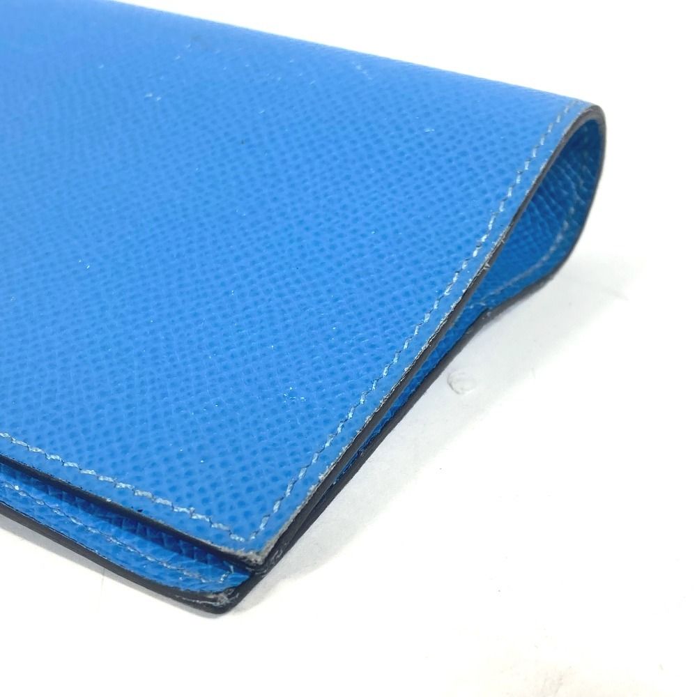 HERMES エルメス 手帳カバー アジェンダ GM レザー ブルー