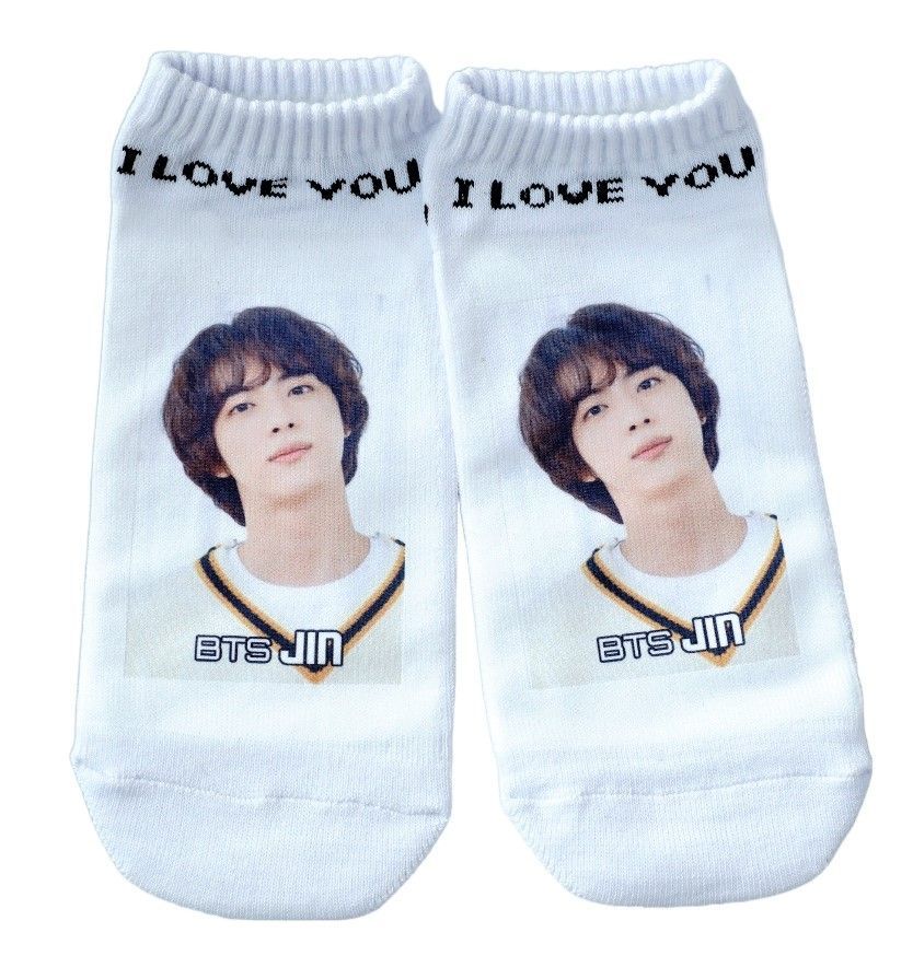 BTS JIN ジン グッズ 靴下 レディース ソックス K-POP グッズ くつ下