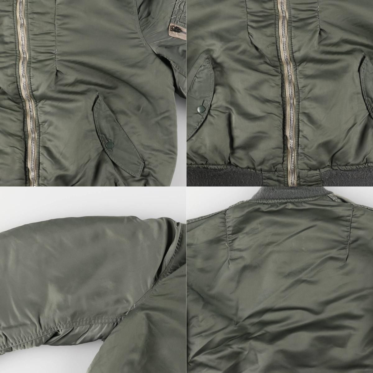 古着 80年代 民間品 アルファ ALPHA MA-1タイプ ミリタリー フライト