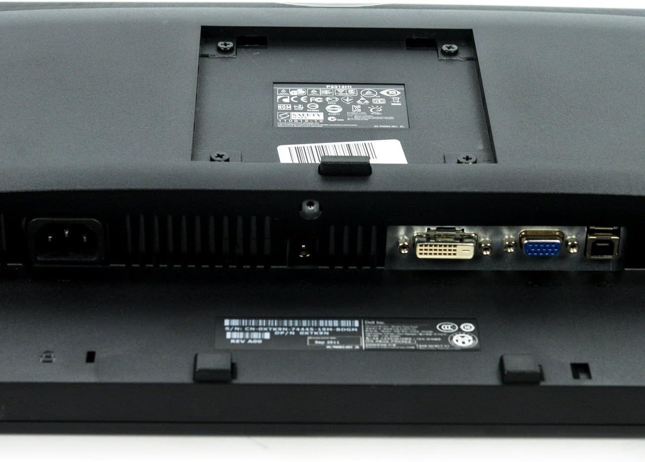 DELL P2312Ht23インチワイド非光沢パネル、フルHD 1920x1080ドット DVI-D/アナログRGB入力 中古－とても良い