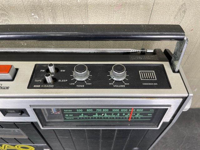 ビンテージラジカセ【中古】音出し確認済み ナショナル MAC RQ-447
