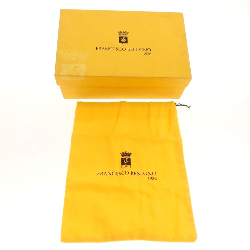 フランチェスコ ベニーニョ BENIGNO シングルモンク ドレスシューズ ブラックネイビー サイズ6 1 2 メンズ