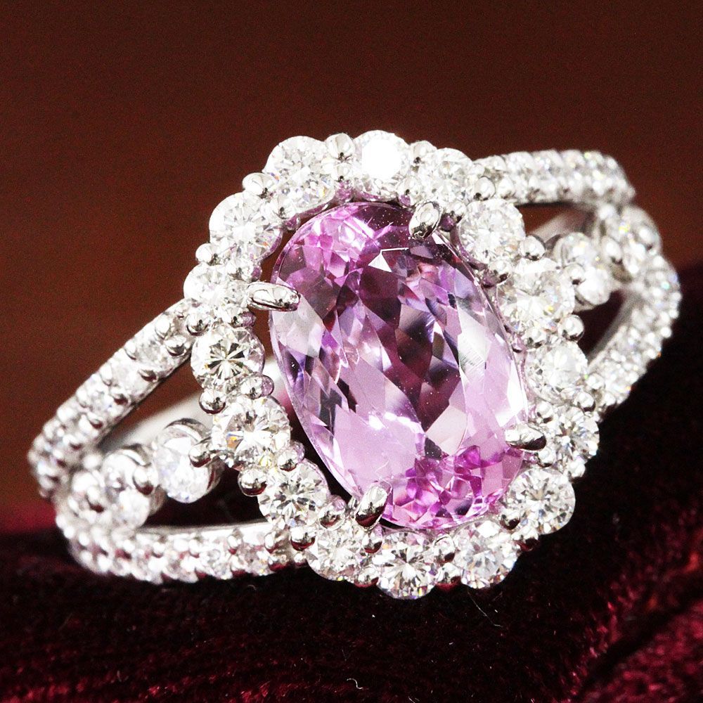 最高品質！超希少 2.3ct インペリアルトパーズ ダイヤモンド プラチナ 