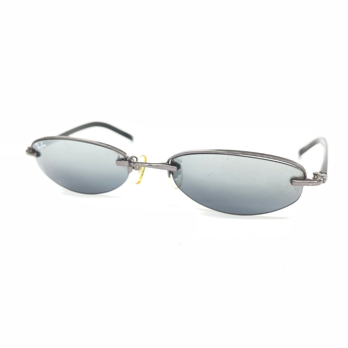良好 Ray-Ban レイバン  サングラス RB3227 ブラック ミラー加工 スクエア  メンズ　240001115916