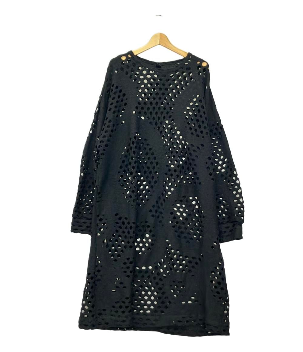 ワイズ 長袖メッシュニットワンピース レディース SIZE 2 M Y s