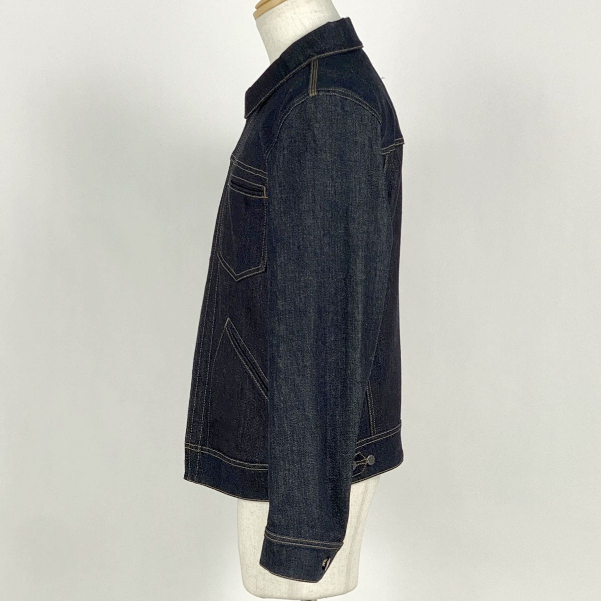 プラダ PRADA ロゴボタン デニムジャケット ジップアップ