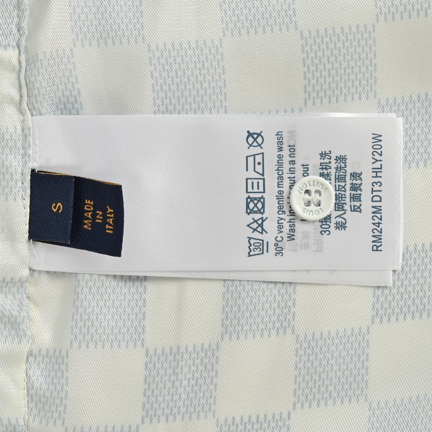 LOUIS VUITTON チェック柄ポロシャツLサイズ 今日特価】Louis Vuitton グラデーションチェックポロシャツ