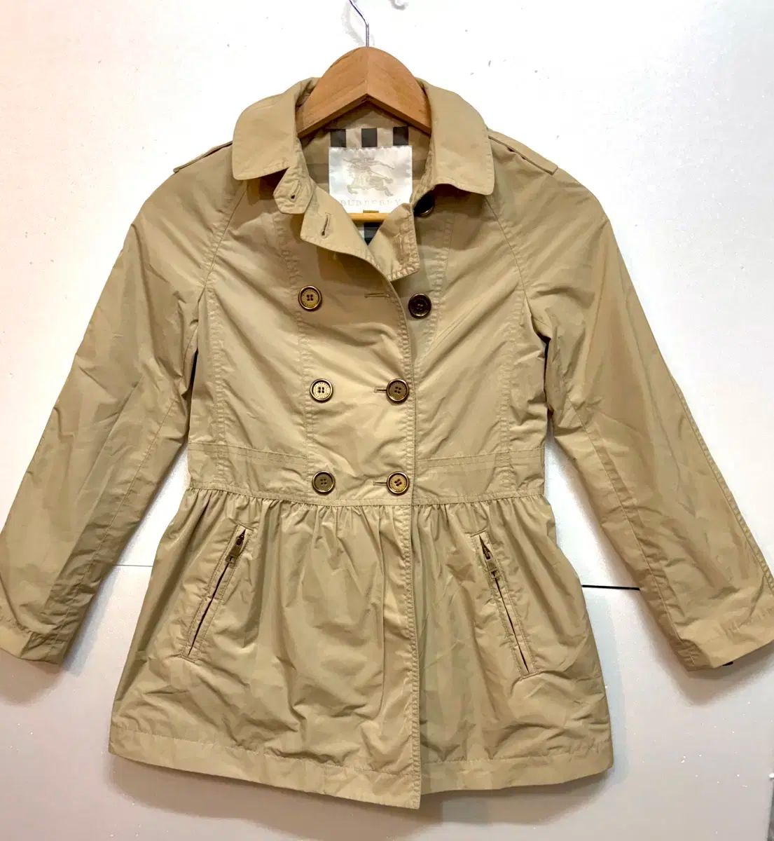 BURBERRY バーバリー 女子児童 トレンチ コート 10Y 140