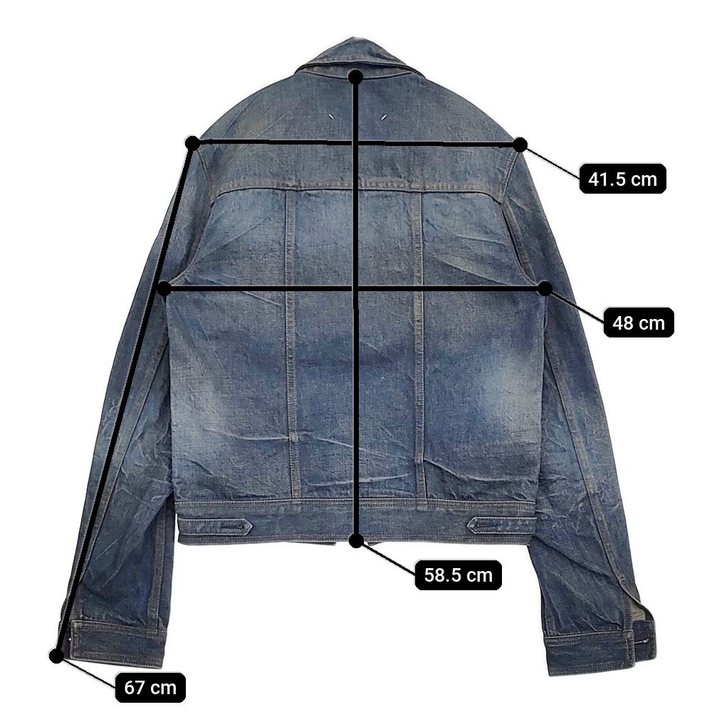 MAISON MARGIELA S50AM0255 S30489 サイズ46 Gジャン デニム