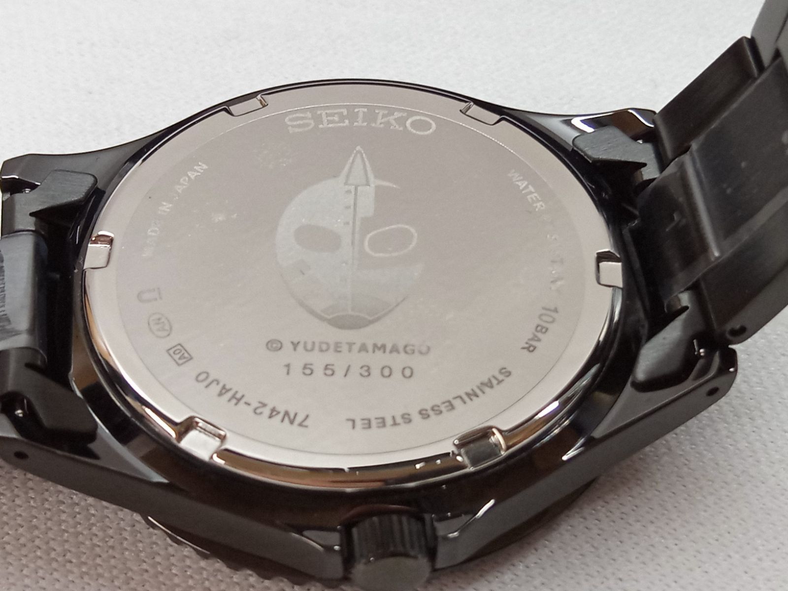 中古】【美品】SEIKO ｷﾝ肉ﾏﾝ40周年記念ﾓﾃﾞﾙｿﾙｼﾞｬｰﾁｰﾑ 155/300【大清水 