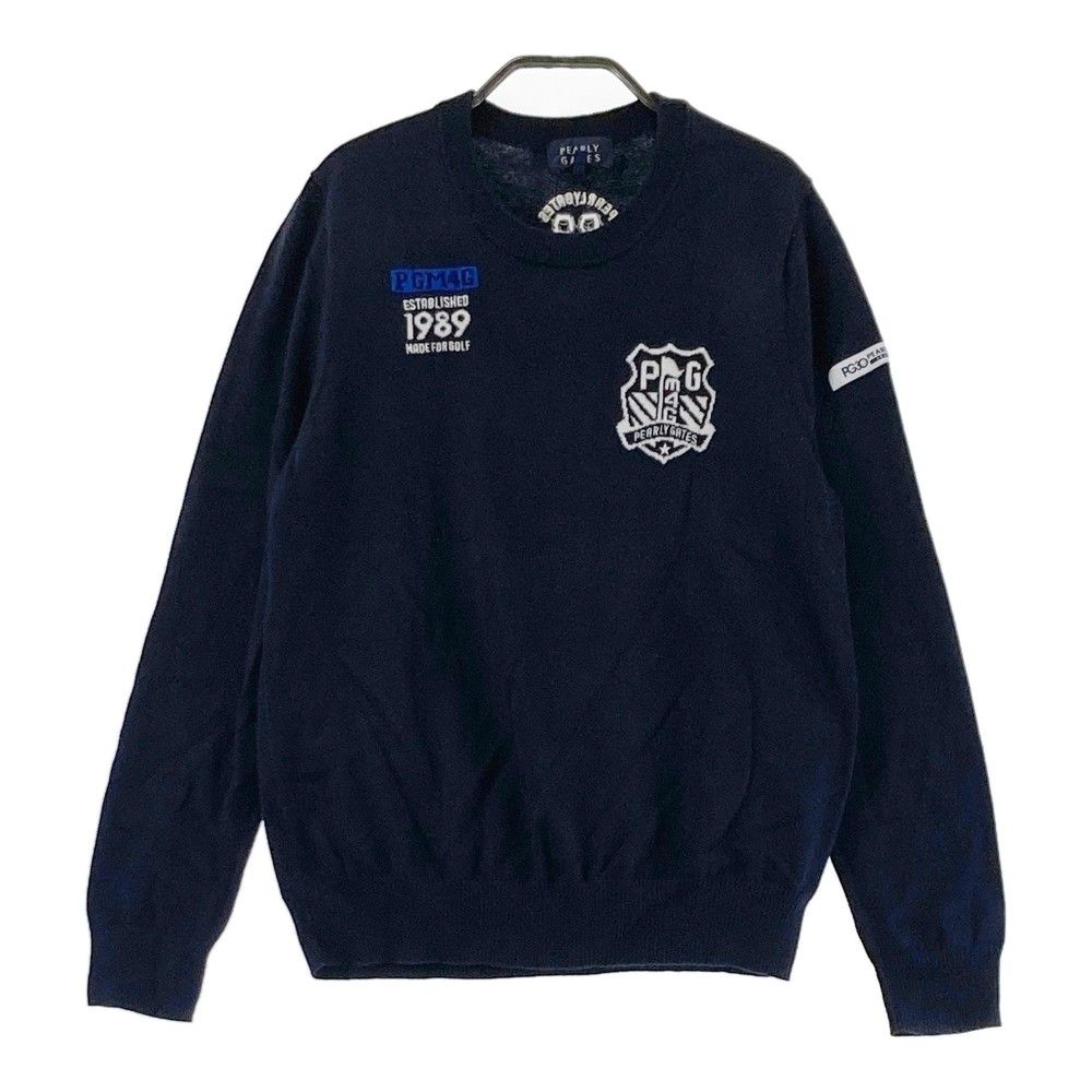 サイズ：1 PEARLY GATES パーリーゲイツ 30周年モデル 長袖ニット