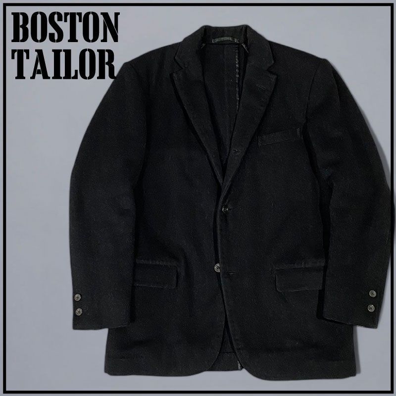 BOSTON TAILOR ボストンテーラー テーラード ジャケット モッサ メルトン ビーバー M-L相当 KT100-D1-KG
