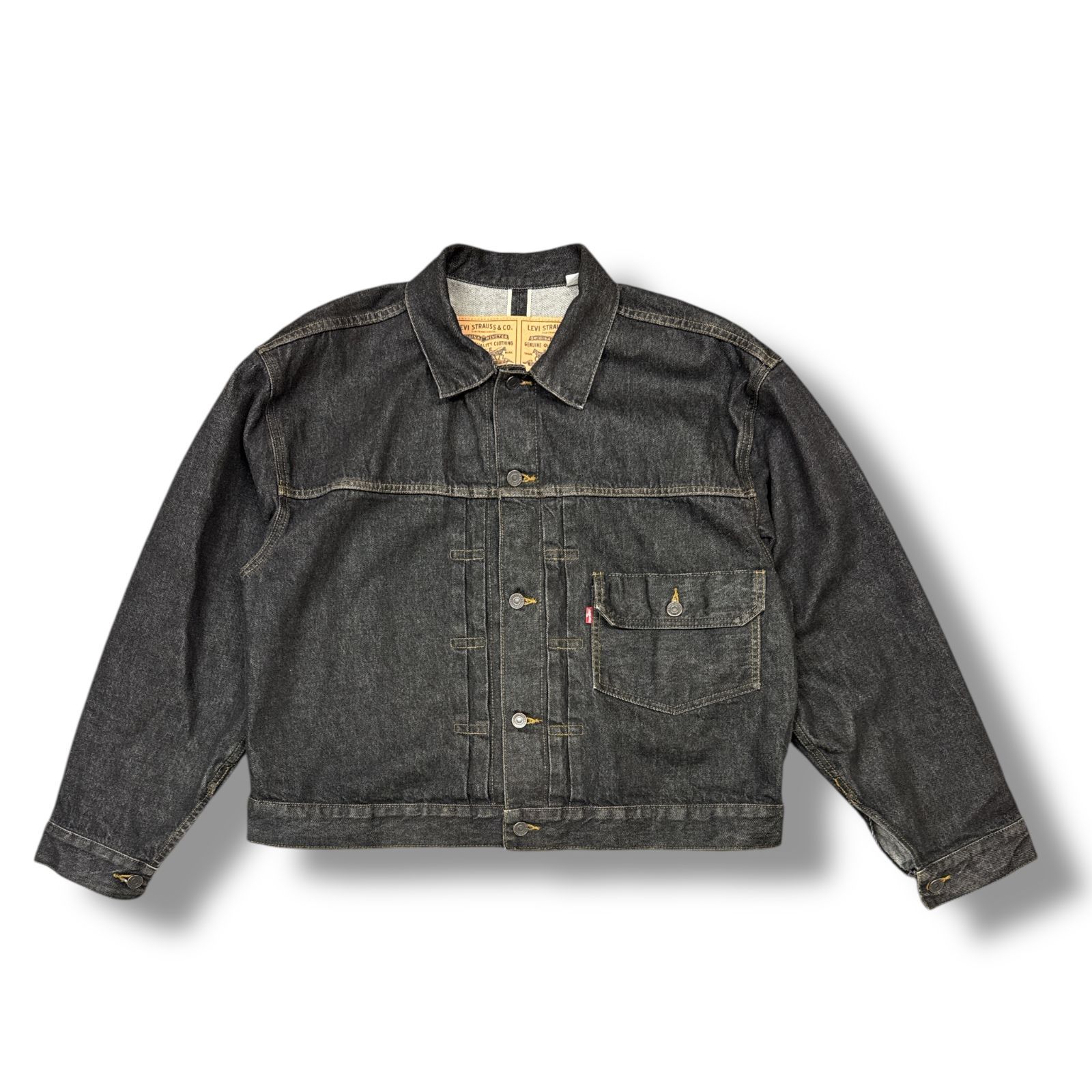 Levi's® × BEAMS SUPER WIDE COLLECTION DENIM JACKET BLACK