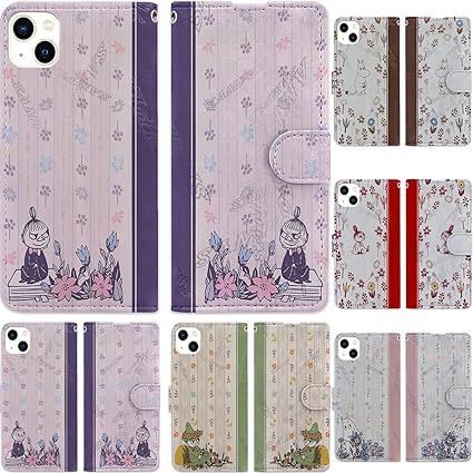 【在庫処分】ムーミン スマホ ケース 手帳型 iphone14ケース 手帳 型 スマホカバー 全機種対応 iphone14 ケース リトルミイ おしゃれ すまほけーす 耐衝撃 かわいい 携帯ケース 防水ケース カメラ