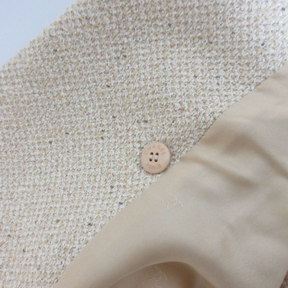 良品 98P CHANEL シャネル ヴィンテージ サマーツイード ダブル  