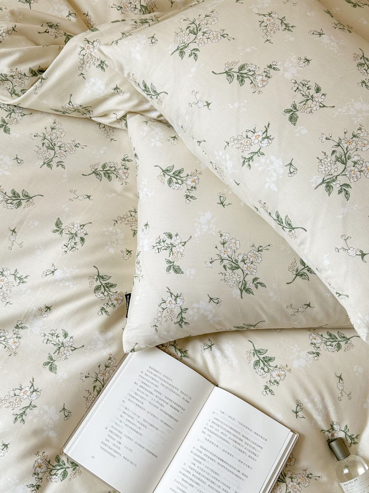 数量 花柄 寝具カバー おしゃれ ベッドカバー 枕カバー ダブルジッパー ボックスシーツ 掛け布団カバー 布芸包装 4点セット ダブル 布団カバー イエロー 布団カバーセット 掛カバー190 210cm 綿 BUKAROOM MARWIL-DEMENAGEMENTS_CH