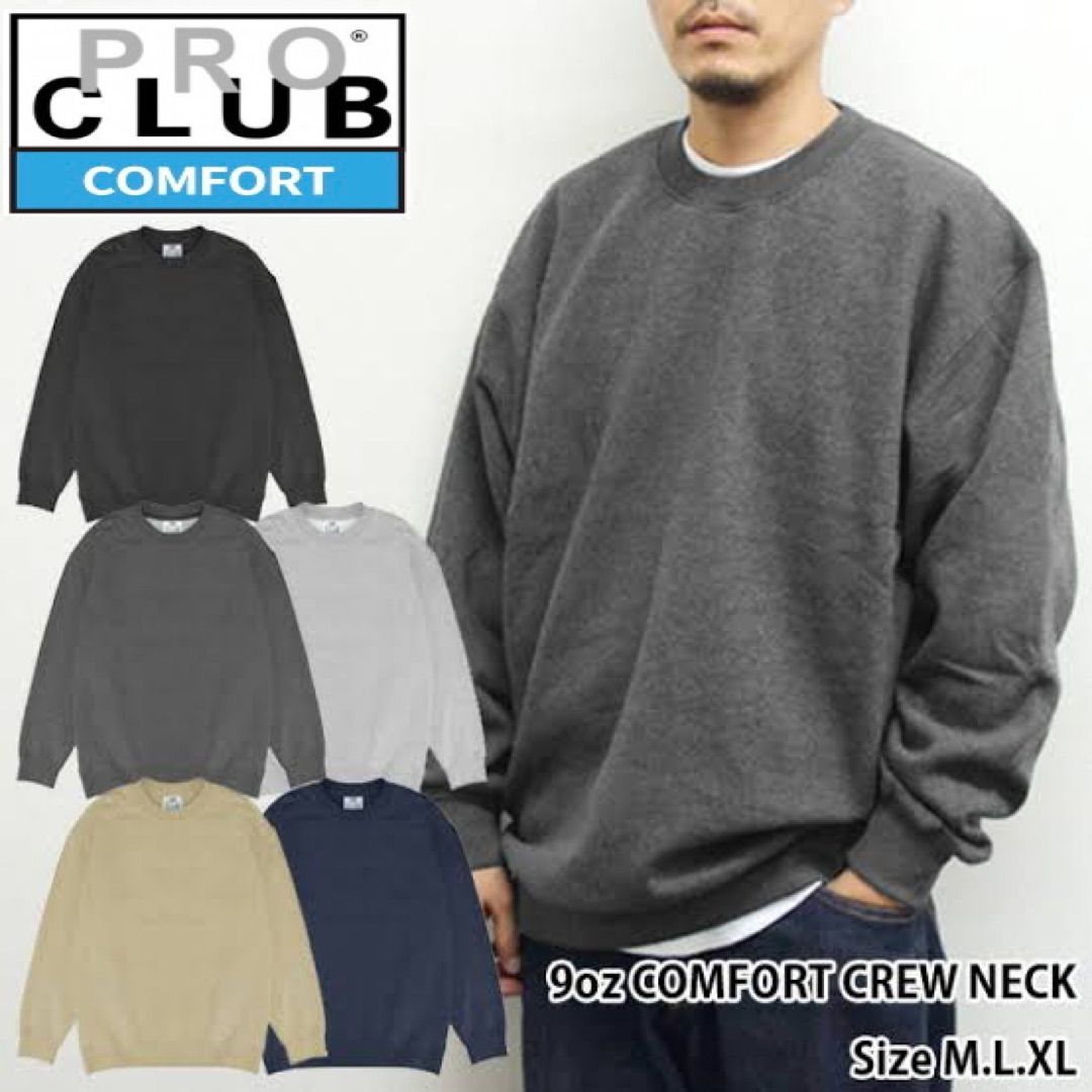 PRO CLUB/9oz Comfort Crew Neck（プロクラブ/9オンスコンフォート