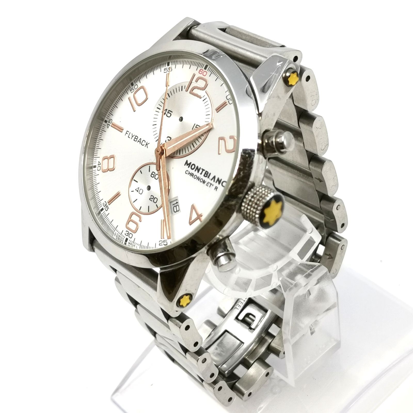 MONTBLANC モンブラン 紳士用高級腕時計7050-P5086095 FLYBACK クロノ 