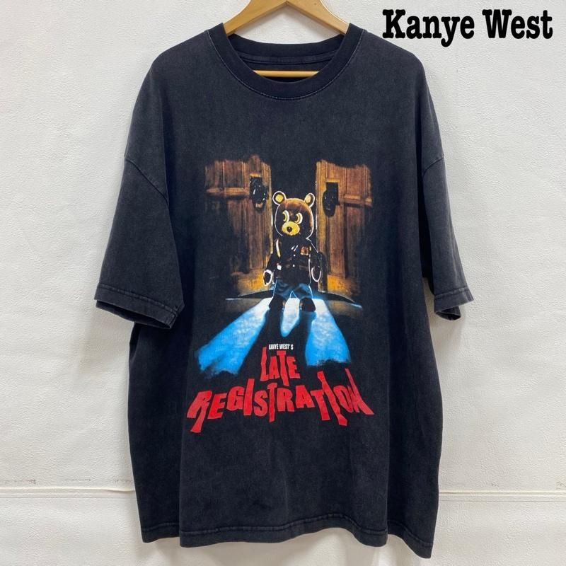 USED 古着 Tシャツ 半袖 Kanye West カニエ・ウェスト LATE REGISTRATION ツアー 2005 両面プリント - メルカリ