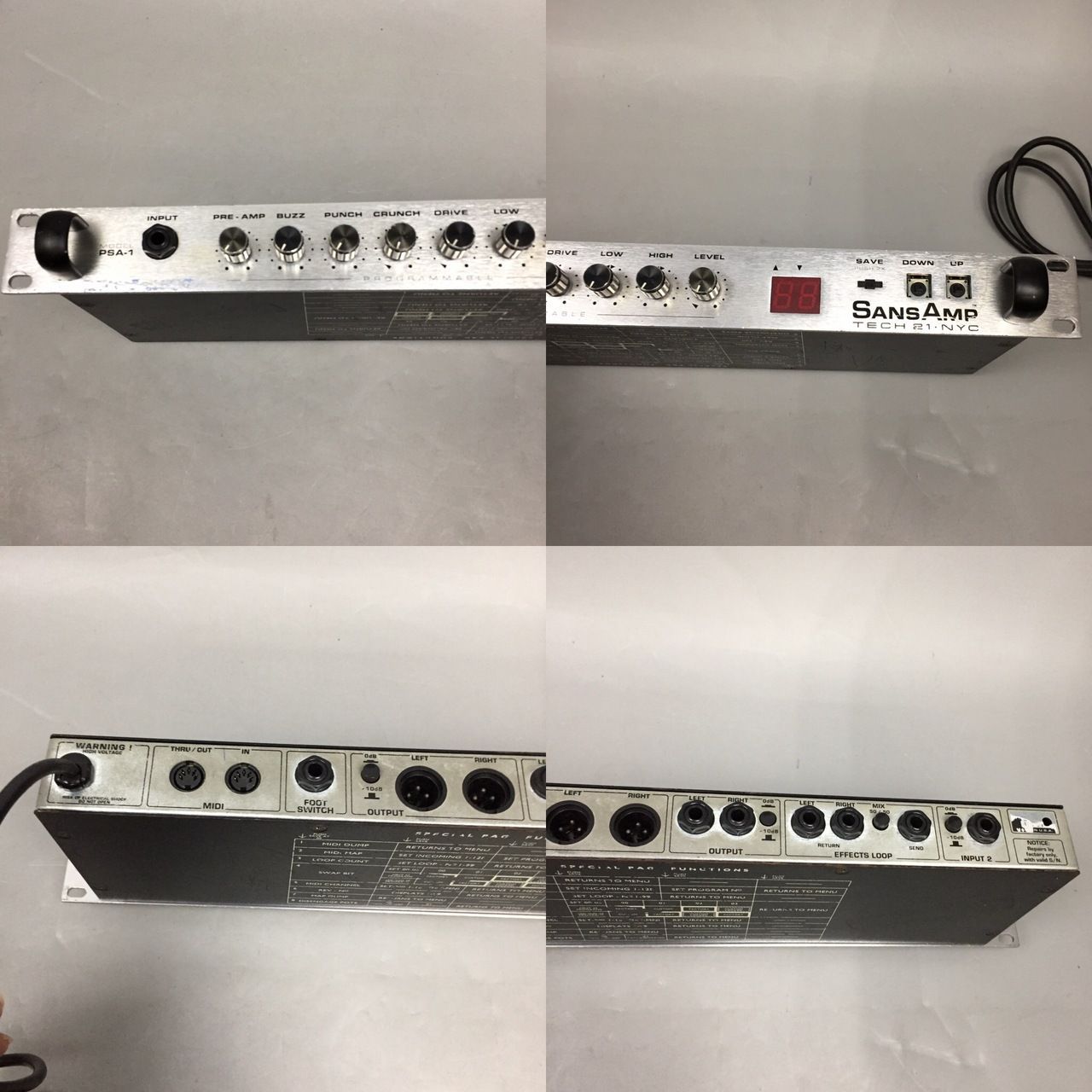 ギター Tech21 SansAmp PSA-1 Tech 21 Limited Edition Sansamp PSA-1 - John Mann's Guitar Vault