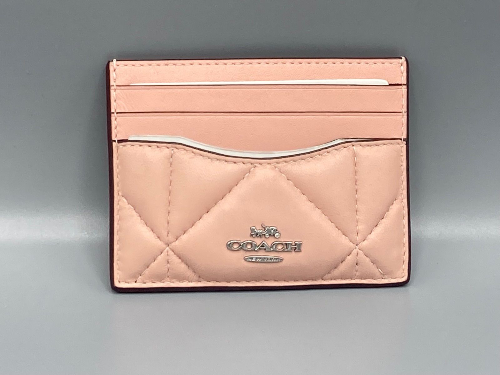 コーチ Coach】【海外正規店買い付け】Slim Id Card Case With Puffy 