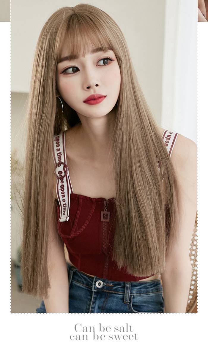 小顔効果 ストレートウィッグ