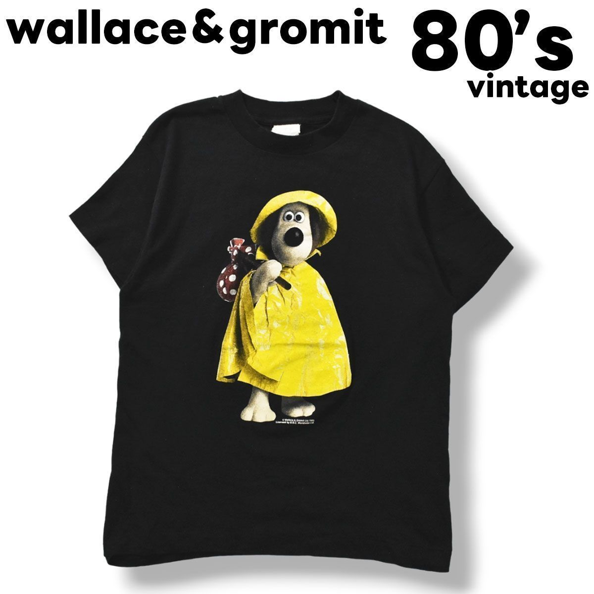 激レア】 80sヴィンテージ 古着 Wallece & Gromit ウォレスと 
