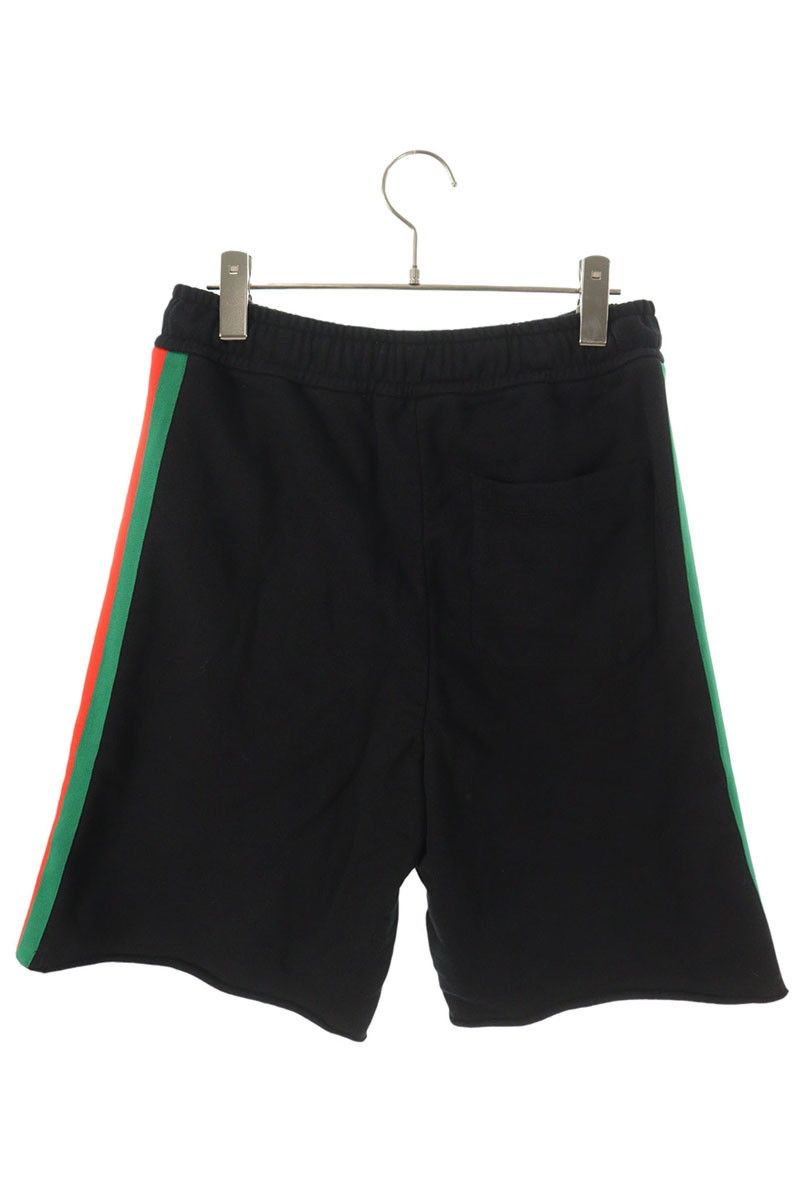  グッチ ×ノースフェイス THE NORTH FACE 651727 XJDIP サイドラインスウェットハーフパンツ メンズ XS ショートパンツ ハーフパンツ パンツ