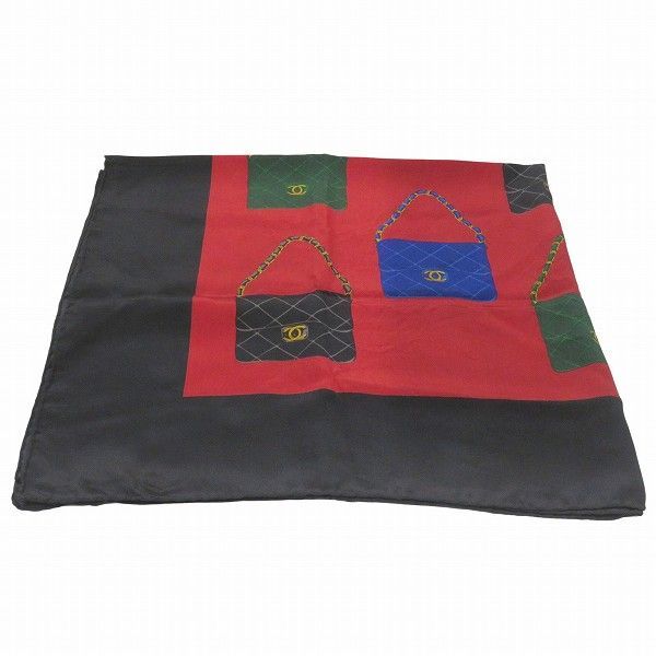 シャネル CHANEL 大判 マトラッセ柄 ブランド小物 スカーフ レディース