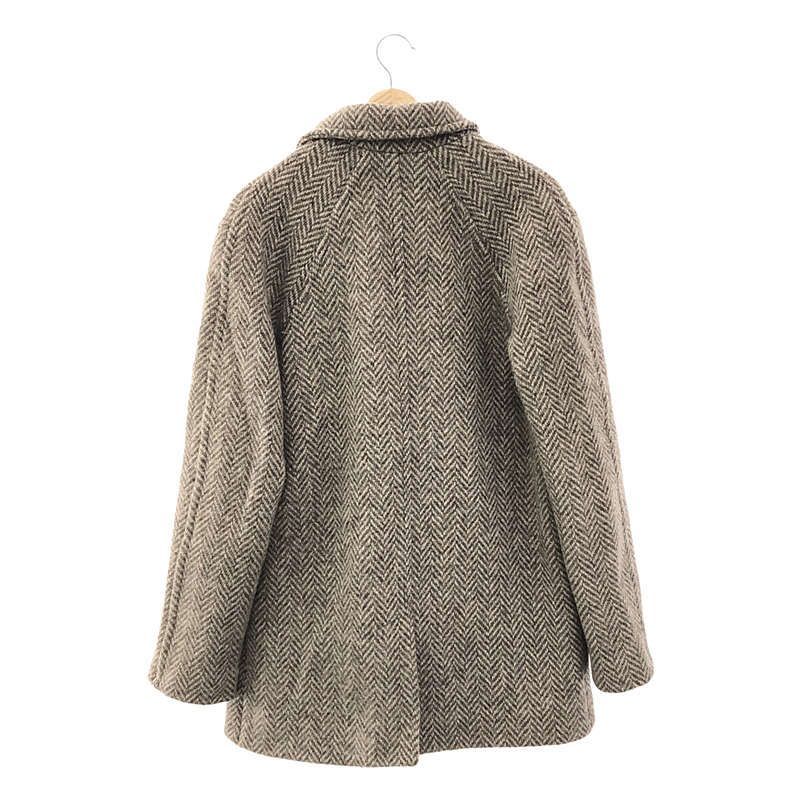A.P.C. ヘリンボーン ステンカラーコート A.P.C - 大幅値下げA.P.C ヘリンボーン フォックス ステンカラー