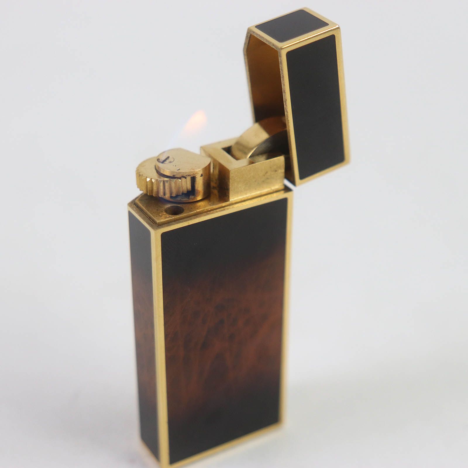 良品□Cartier カルティエ 五角形 ペンタゴン ラッカー マーブル ガス 