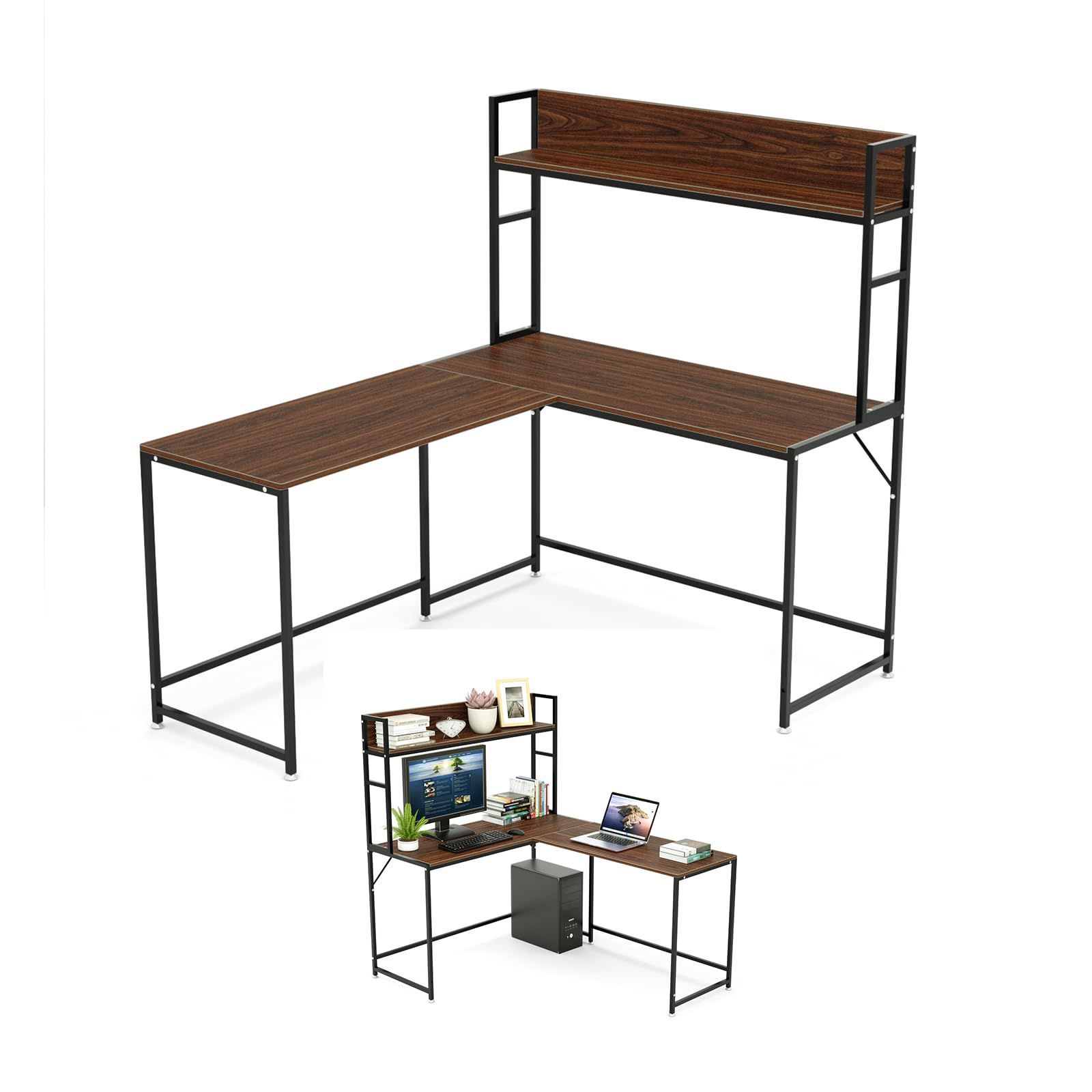 高級感 大理石調 コンセント パソコンデスク 折り畳み ☆大理石調 高級