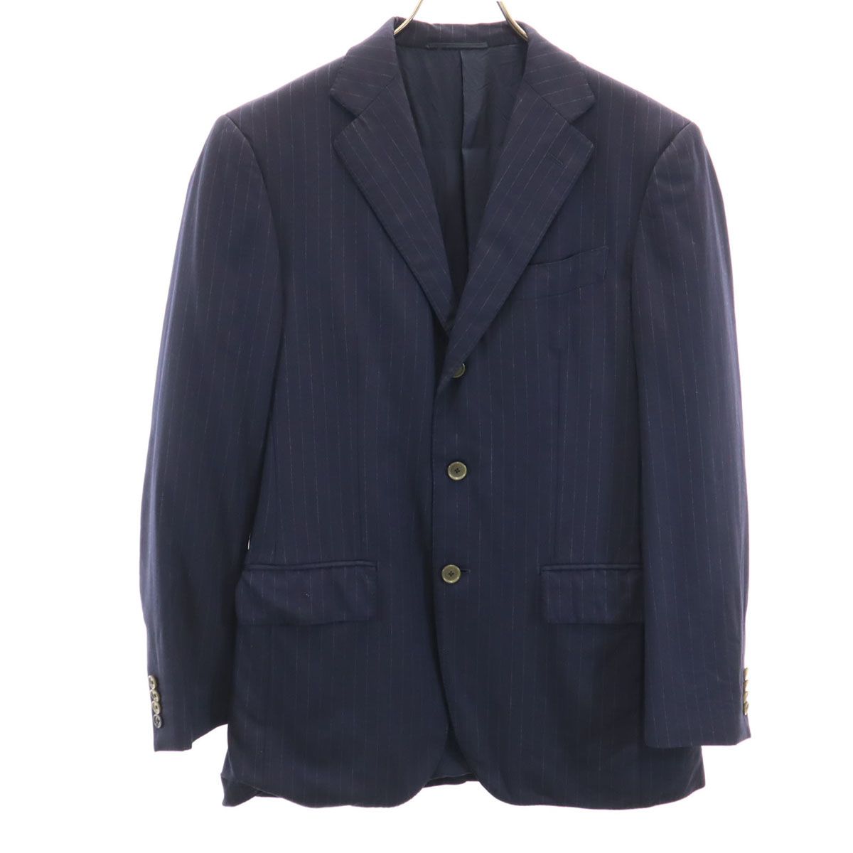 UNITED ARROWS ユナイテッドアローズ ウール100％ 日本製 ストライプ柄 