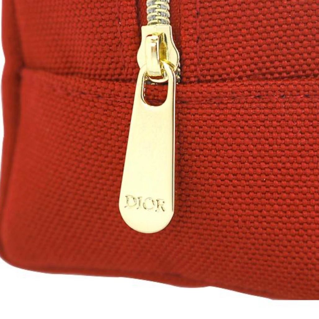 ディオール／【レッドロゴ】コットンキャンバスホワイトコスメ