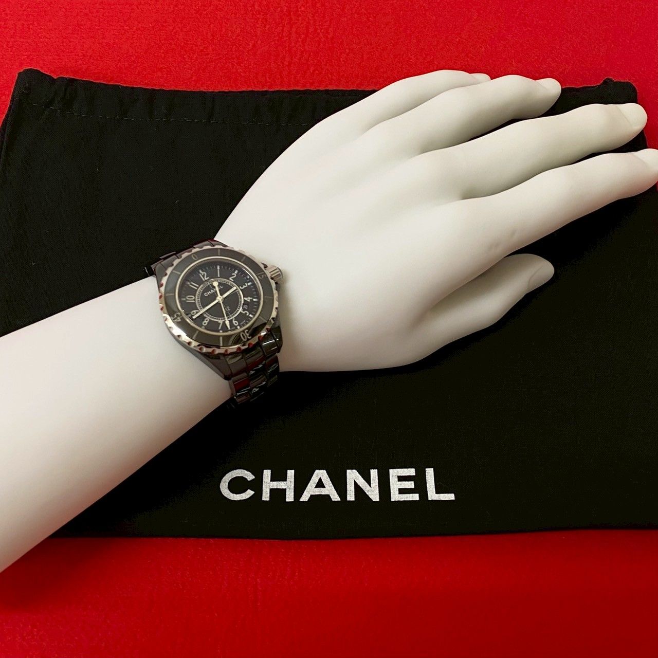 CHANEL クォーツセラミック腕時計 稼働品 極 美品 CHANEL シャネル J12 クォーツ 自動巻き