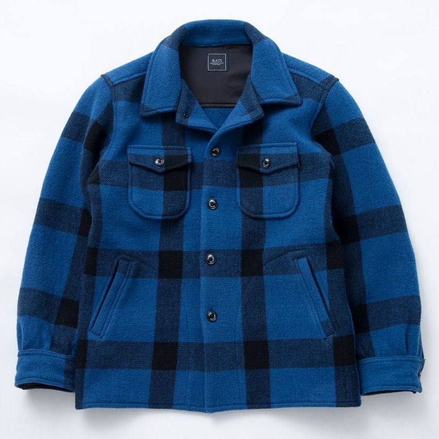 RATS BUFFALO CHECK SHIRT ラッツ　バッファロージャケット RATS｜ラッツ BUFFALO CHECK SHIRT JKT バッファローチェック