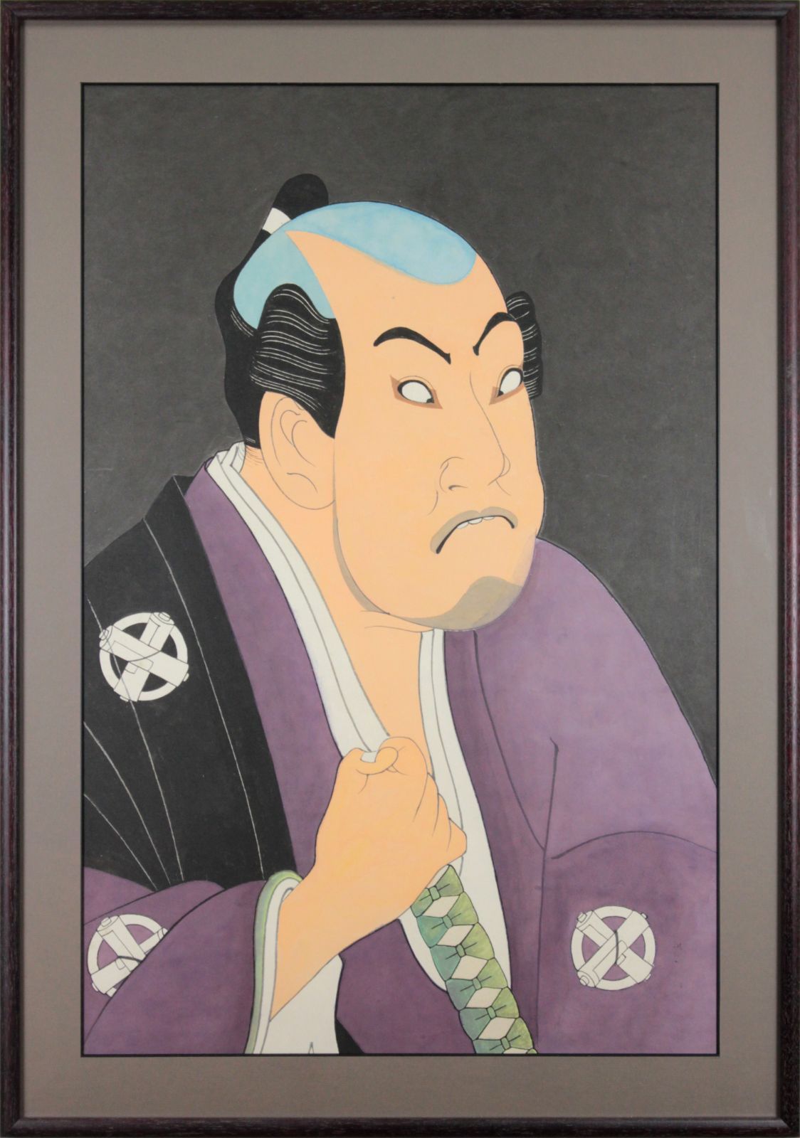 岸田哲弥「谷村虎蔵の鷲塚八平次」 肉筆 絵画 岸田哲弥「谷村虎蔵の鷲塚八平次」 肉筆 絵画 - メルカリ