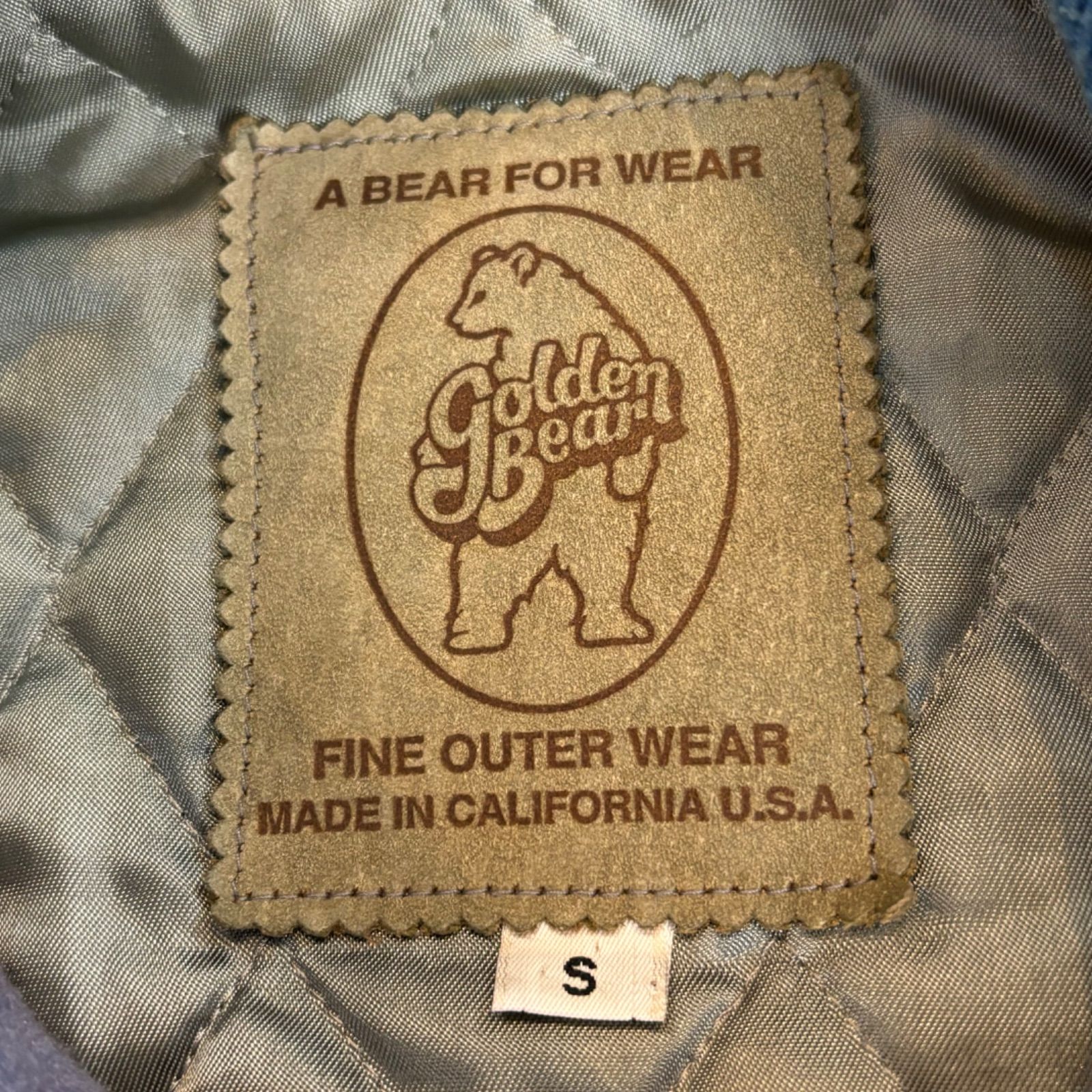 USA製 90s Vintage Golden Bear Stadium Jumper Jacket ヴィンテージ 