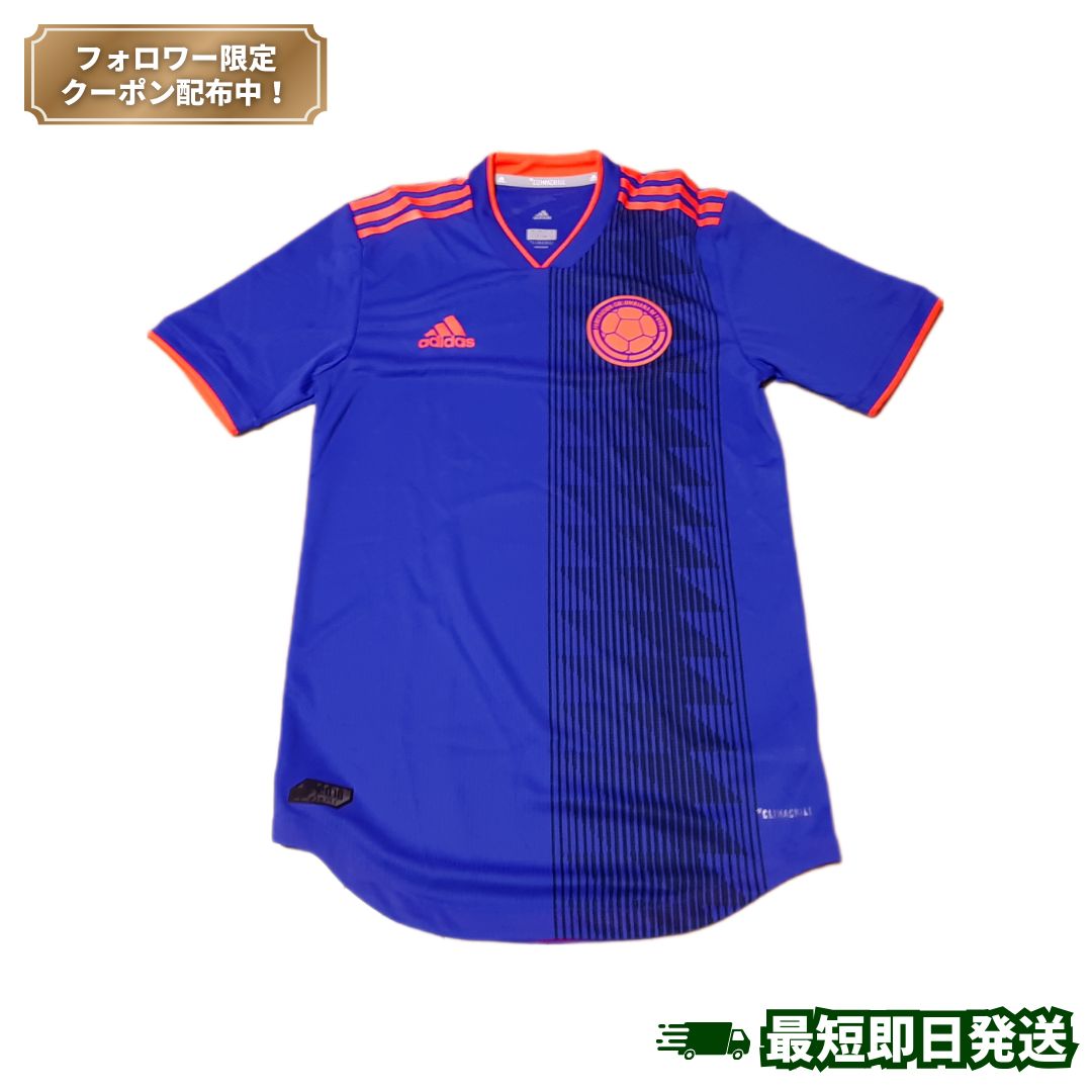 《1点限り》アディダス 2018 コロンビア代表 ユニフォーム アウェイ 半袖 オーセンティック【新品・未使用】