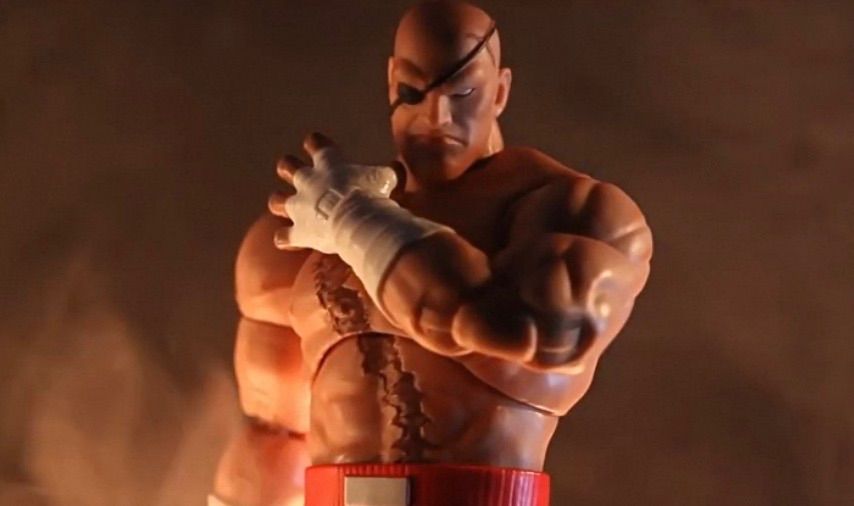 サガット単品 ストリートファイター フィギュア サガット 1/12スケール 16cm