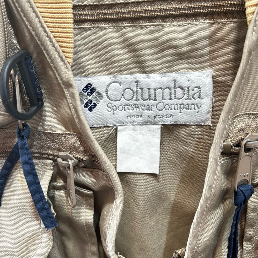 90s Columbia フィッシングベスト MADE IN KOREA 90s Columbia コロンビア フィッシングベスト デッドストック