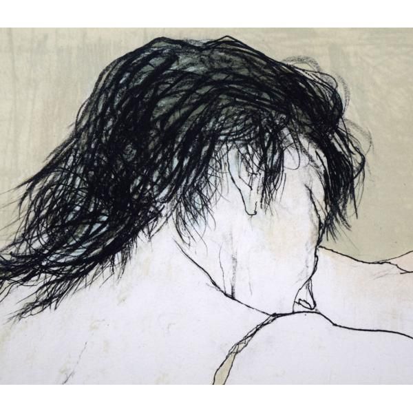 ジャン・ジャンセン　直筆サイン『シニョンのバレリーナ』リトグラフ 1025M ジャンセン『シニヨンのバレリーナ』｜絵画 販売 買取 - 東京