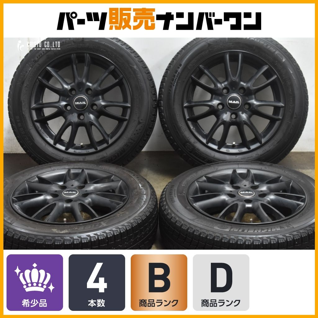F55 MINI 175/65R15 PCD112 5穴15インチ4本 MINI専用設計】MAK JACKIY ジャッキー 15in5.5J+46 PCD112