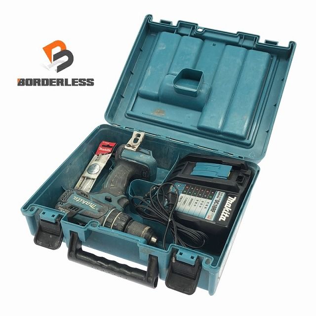 品 makita マキタ 18V 充電式震動ドライバドリル HP480D 充電器 DC18RF ケース付 コードレス 振動ドライバドリル